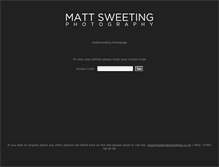 Tablet Screenshot of gallery.mattsweeting.co.uk