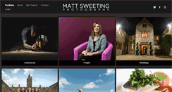 Desktop Screenshot of mattsweeting.co.uk